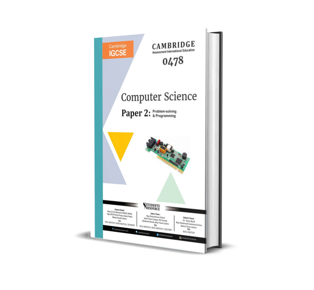 IGCSE Computer Science 0478 Paper 2 Yearly | 2019-2024 | Ring Bind ...