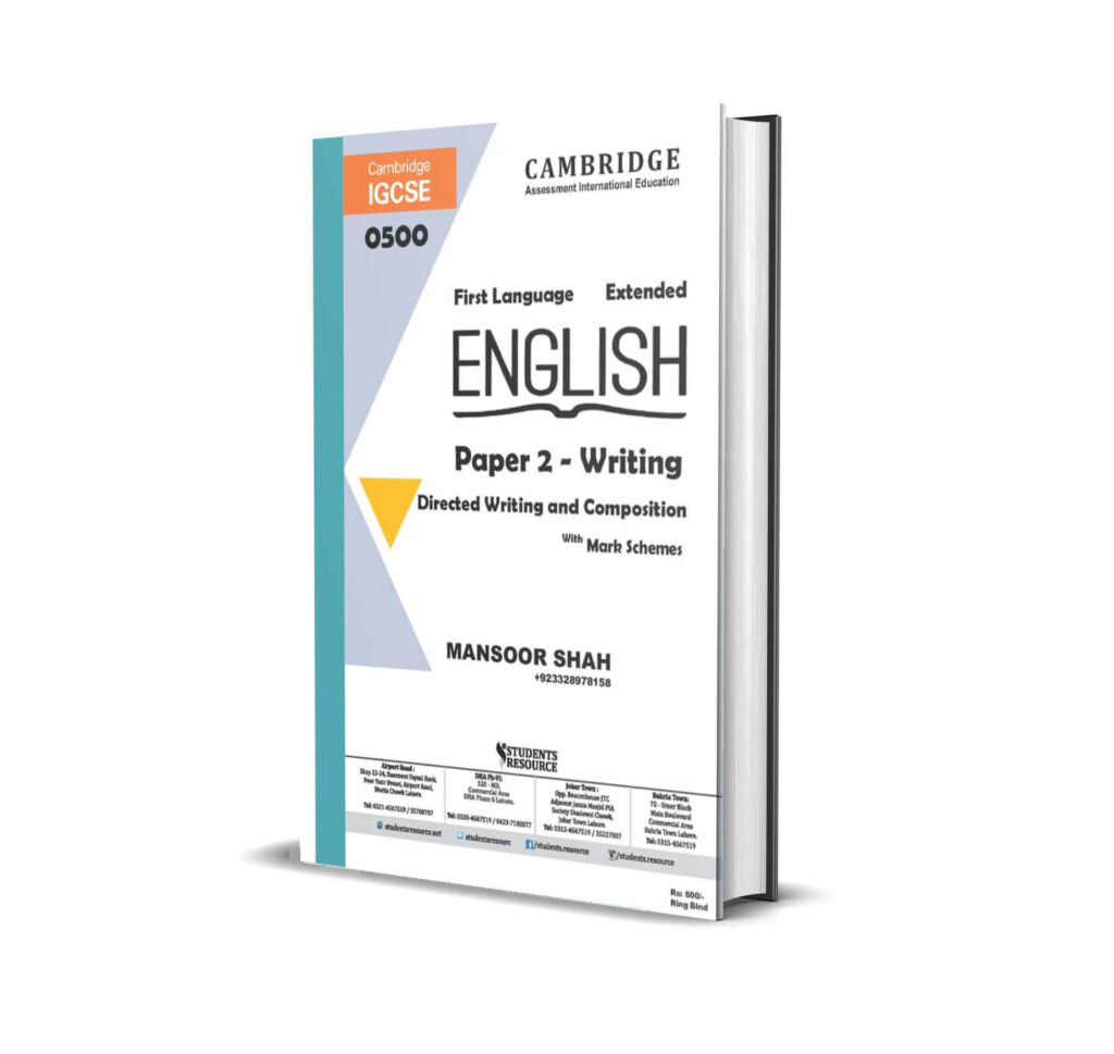 IGCSE English Language 0500 Paper 2 Directed Writing and Composition ...