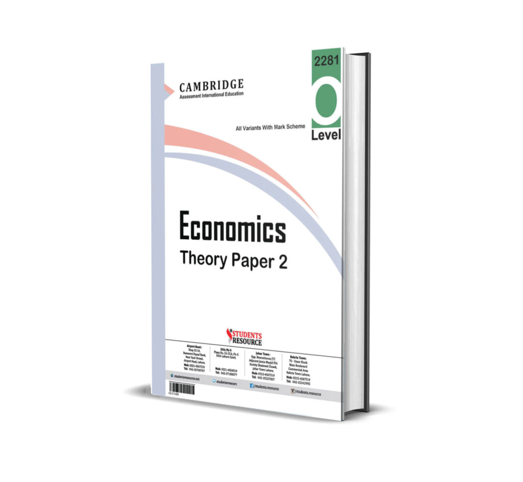 O Level Economics 2281 Theory Paper 2 Yearly | 2019-2023 | Ring Bind ...
